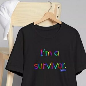 Unisex "I'm a Survivor" Graphic Print Tee